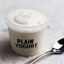 plain yoghurt