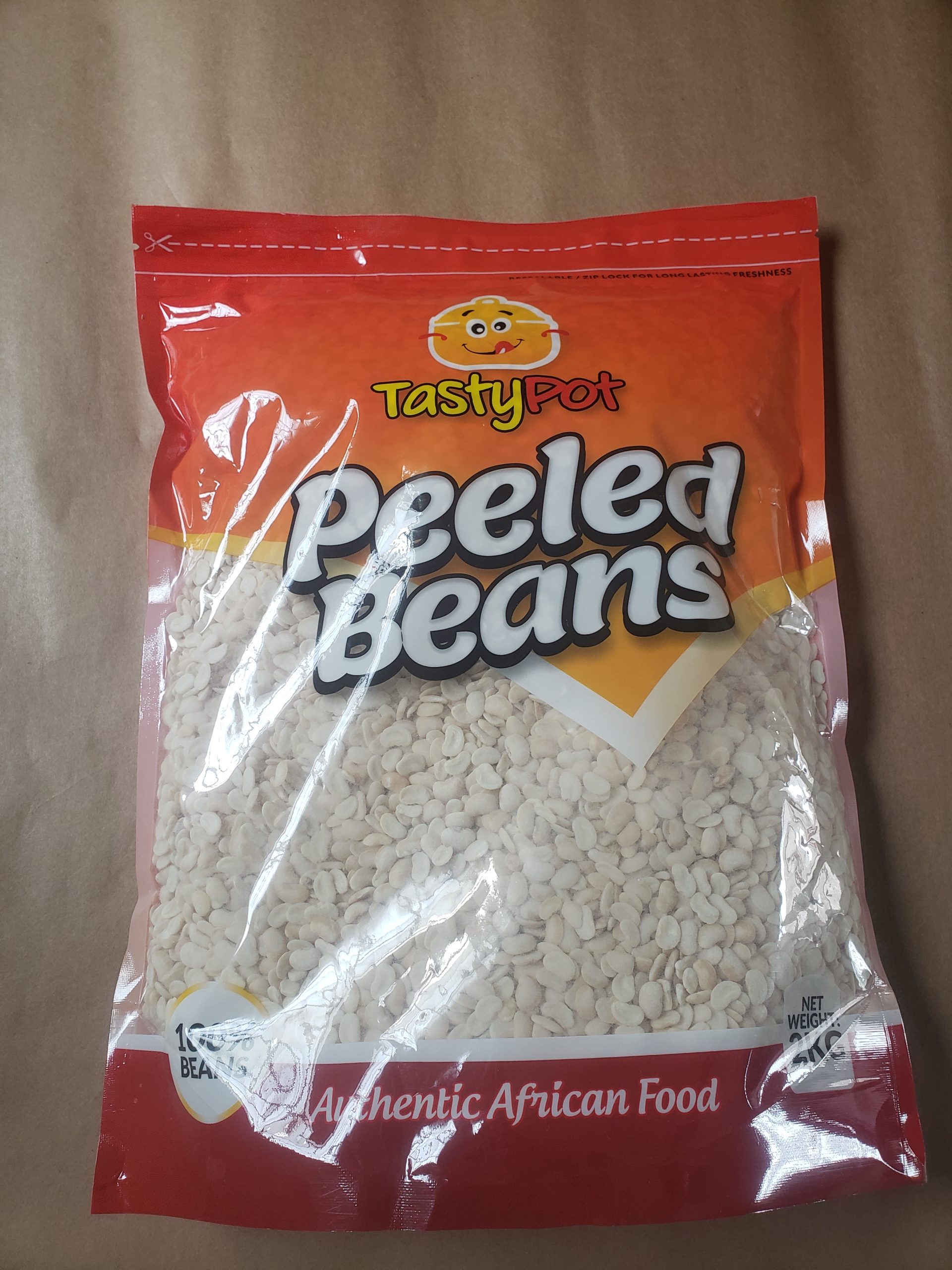 Peeled beans
