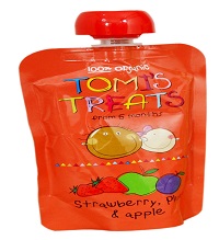 Tomis treat organic baby food