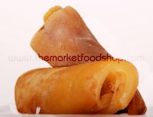 Processed cow skin (Ponmo)