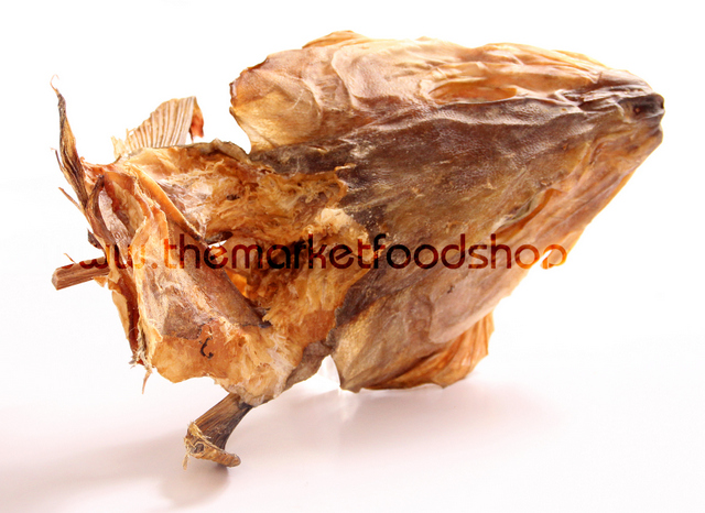 Dried Stockfish - 6.oz Nigeria Stockfish/Opkoroko/Africa/Oven Baked/Dried  fish/Organic/All Natural