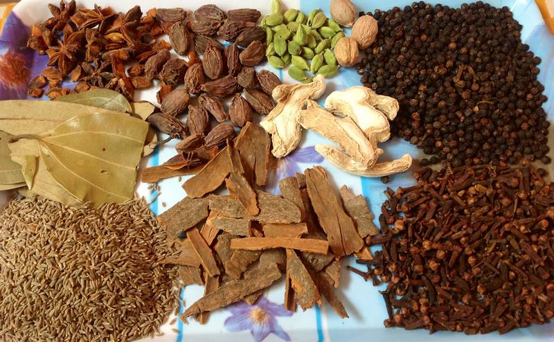 cooking Nigerian meal with natural spices